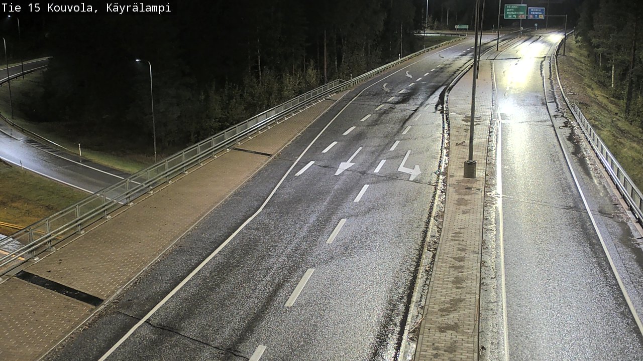 Weather Camera Image Road 15 Kouvola, Käyrälampi, Kouvola, Kymenlaakso