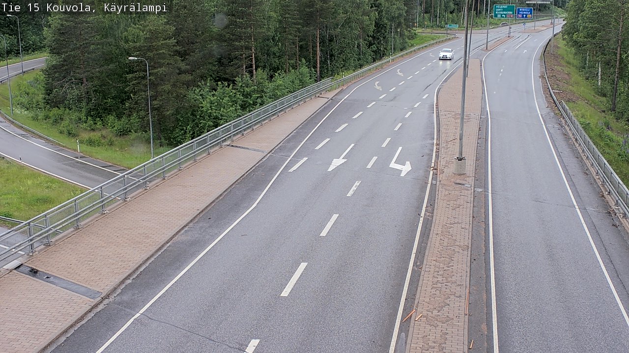 Kelikamerat Kuva Tie 15 Kouvola, Käyrälampi, Kouvola, Kymenlaakso