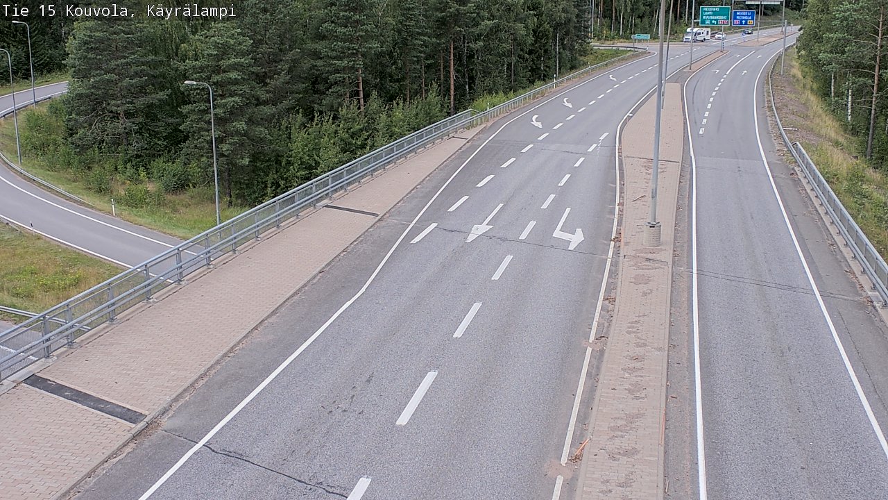 Kelikamerat Kuva Tie 15 Kouvola, Käyrälampi, Kouvola, Kymenlaakso