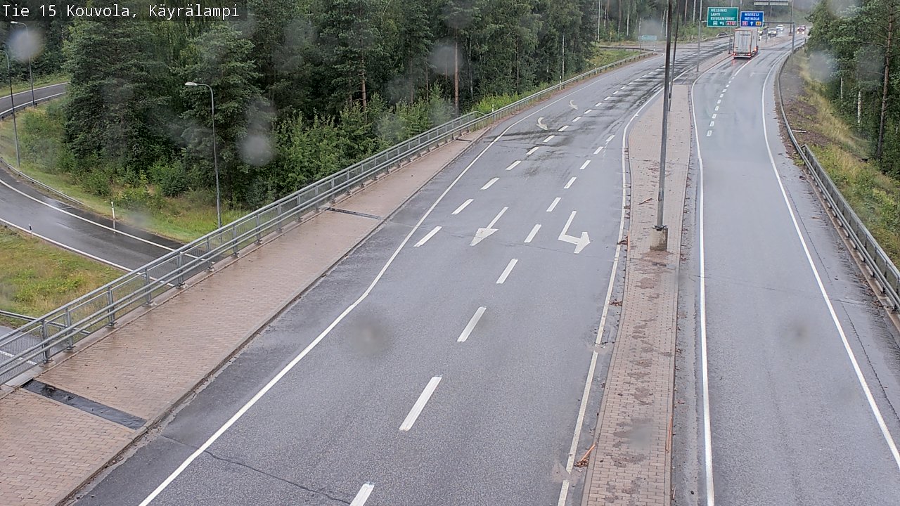 Kelikamerat Kuva Tie 15 Kouvola, Käyrälampi, Kouvola, Kymenlaakso