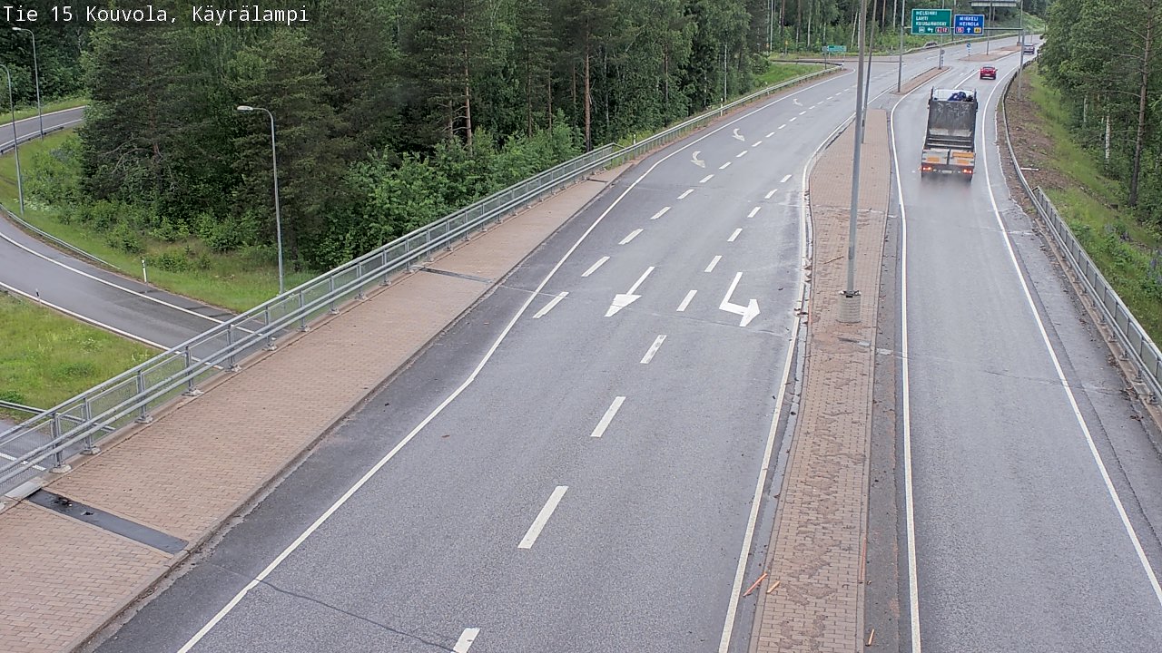 Kelikamerat Kuva Tie 15 Kouvola, Käyrälampi, Kouvola, Kymenlaakso