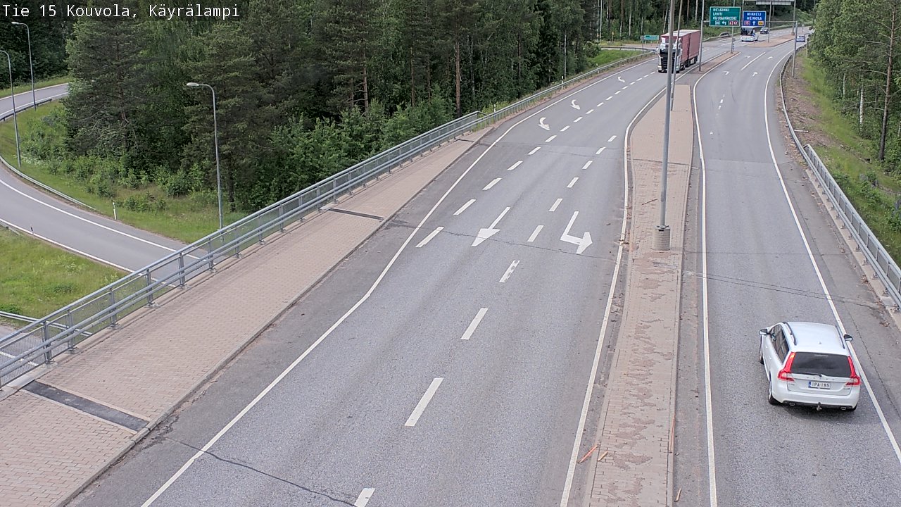 Kelikamerat Kuva Tie 15 Kouvola, Käyrälampi, Kouvola, Kymenlaakso