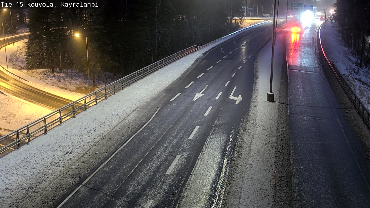 Weather Camera Image Väg 15 Kouvola, Käyrälampi, Kouvola, Kymenlaakso
