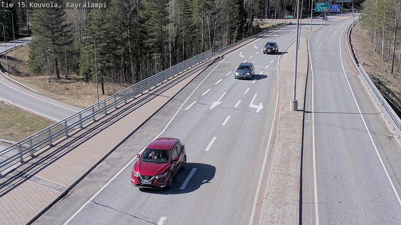 Kelikamerat Kuva Tie 15 Kouvola, Käyrälampi, Kouvola, Kymenlaakso