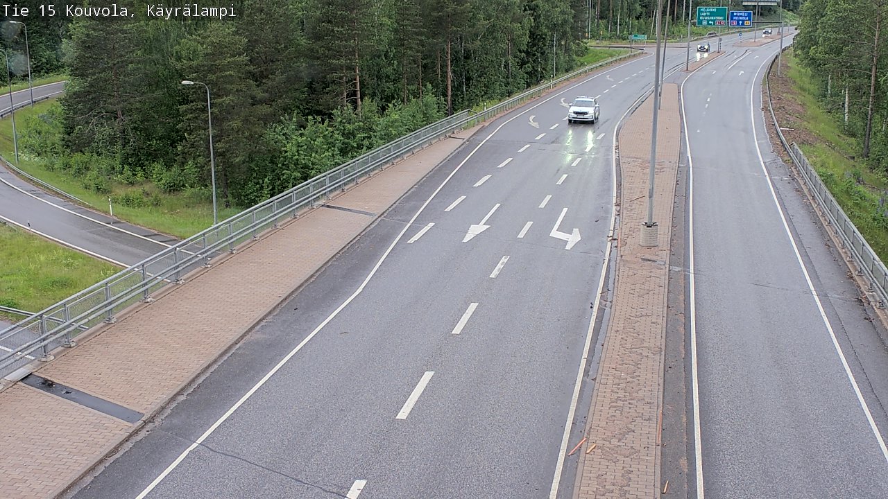 Kelikamerat Kuva Tie 15 Kouvola, Käyrälampi, Kouvola, Kymenlaakso