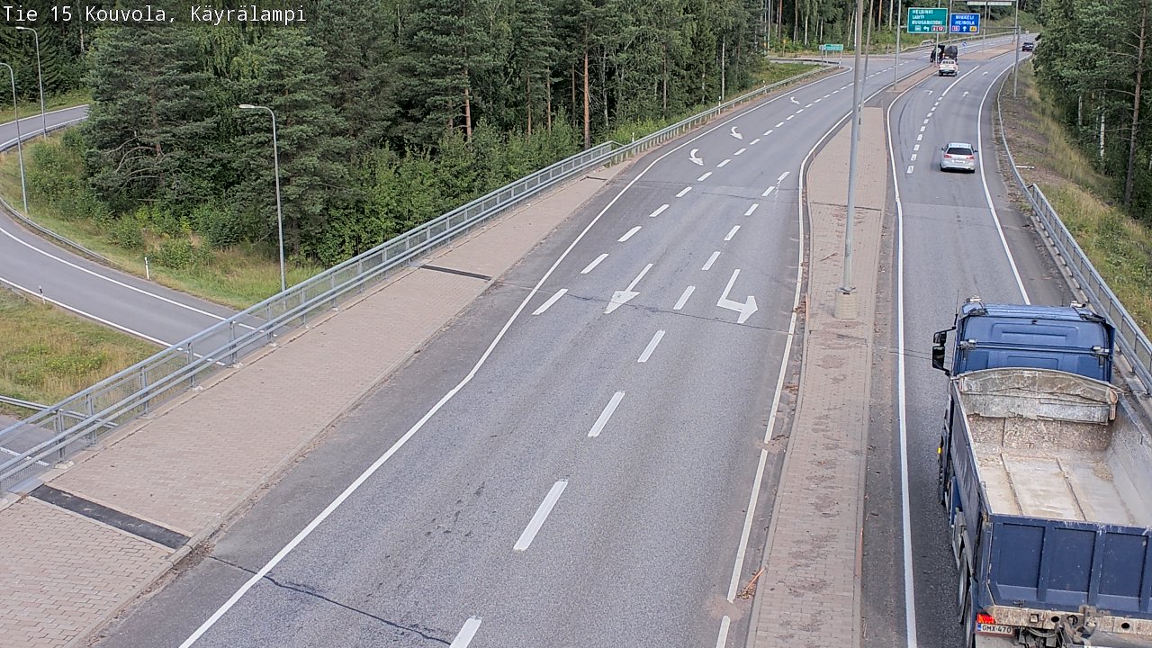 Kelikamerat Kuva Tie 15 Kouvola, Käyrälampi, Kouvola, Kymenlaakso