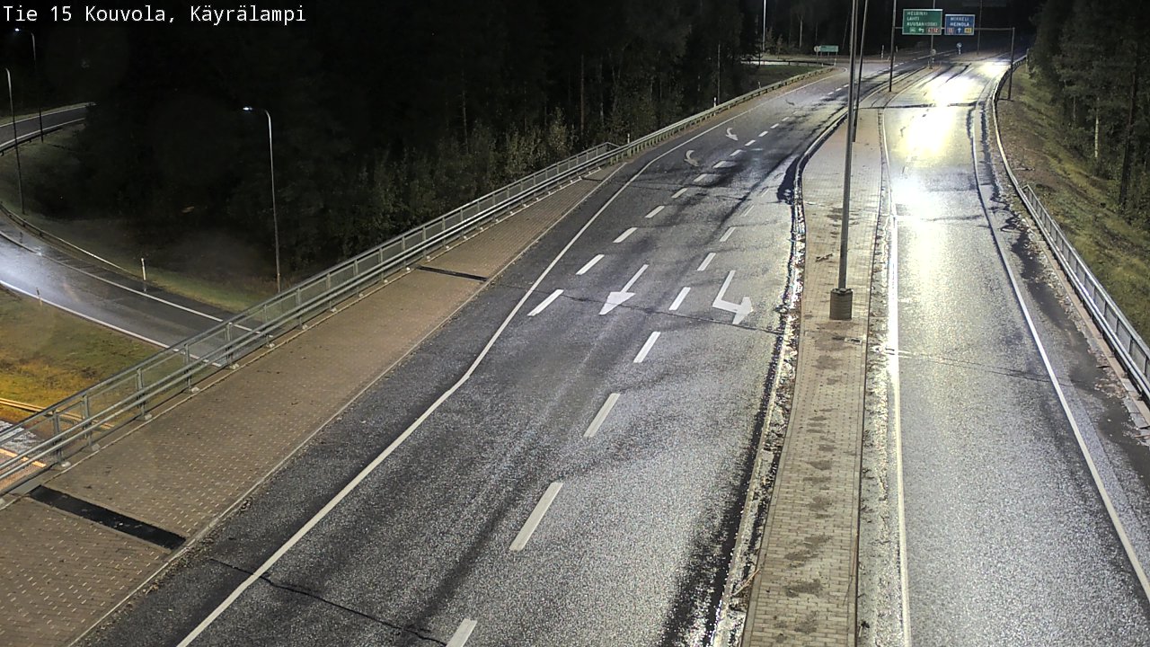 Weather Camera Image Road 15 Kouvola, Käyrälampi, Kouvola, Kymenlaakso