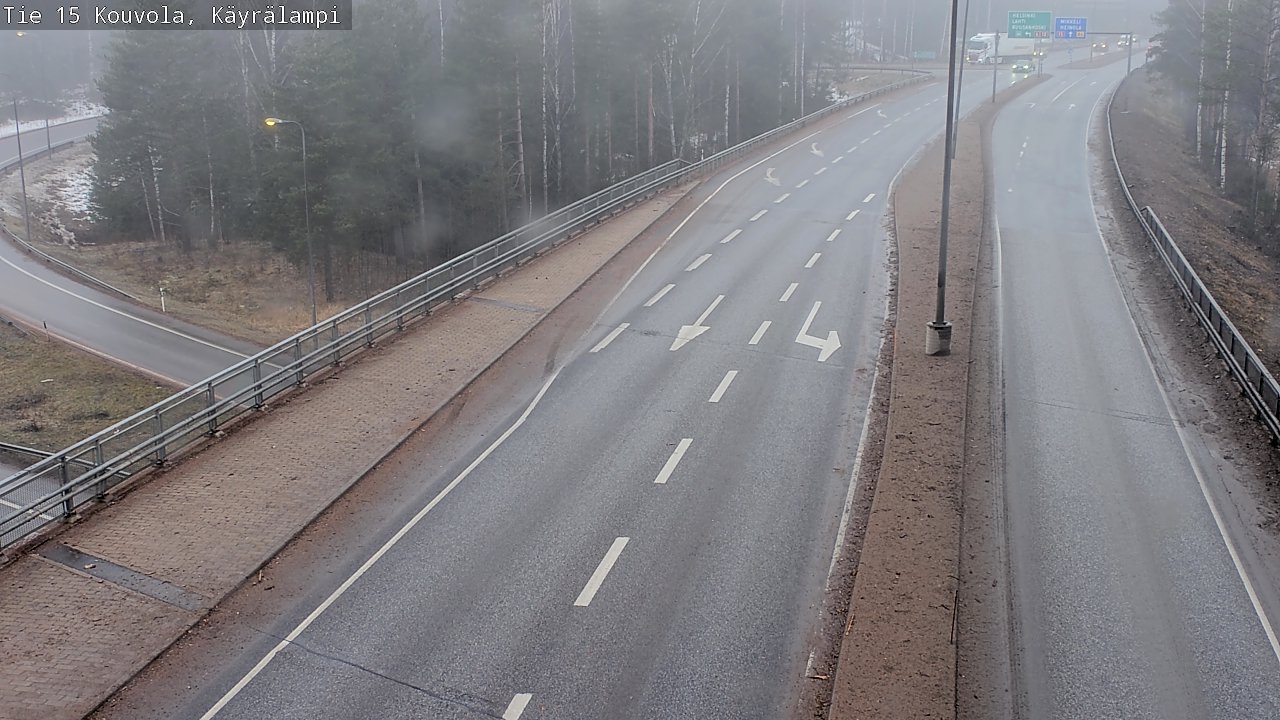 Kelikamerat Kuva Tie 15 Kouvola, Käyrälampi, Kouvola, Kymenlaakso