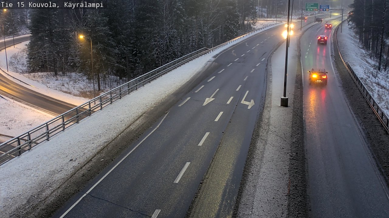 Weather Camera Image Väg 15 Kouvola, Käyrälampi, Kouvola, Kymenlaakso