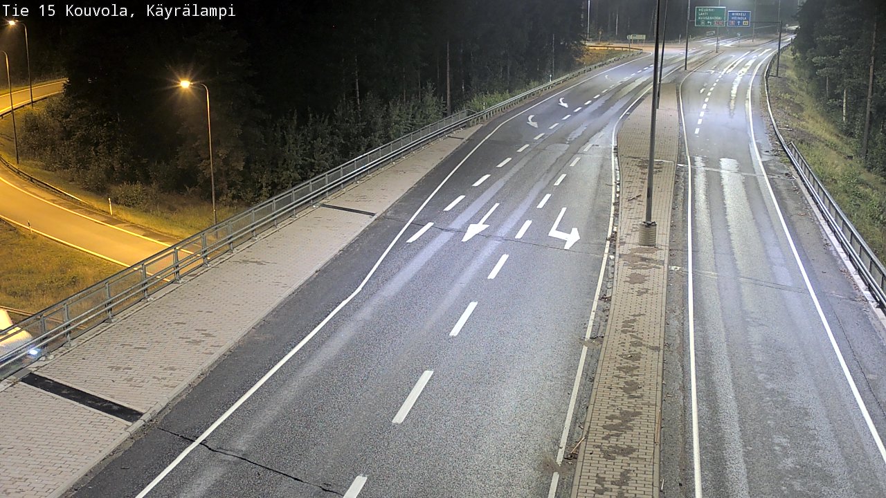 Kelikamerat Kuva Tie 15 Kouvola, Käyrälampi, Kouvola, Kymenlaakso