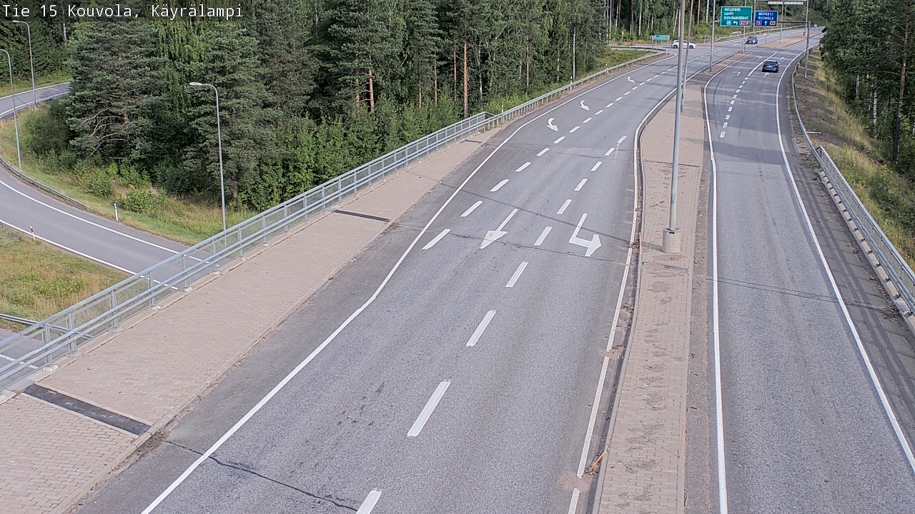 Kelikamerat Kuva Tie 15 Kouvola, Käyrälampi, Kouvola, Kymenlaakso