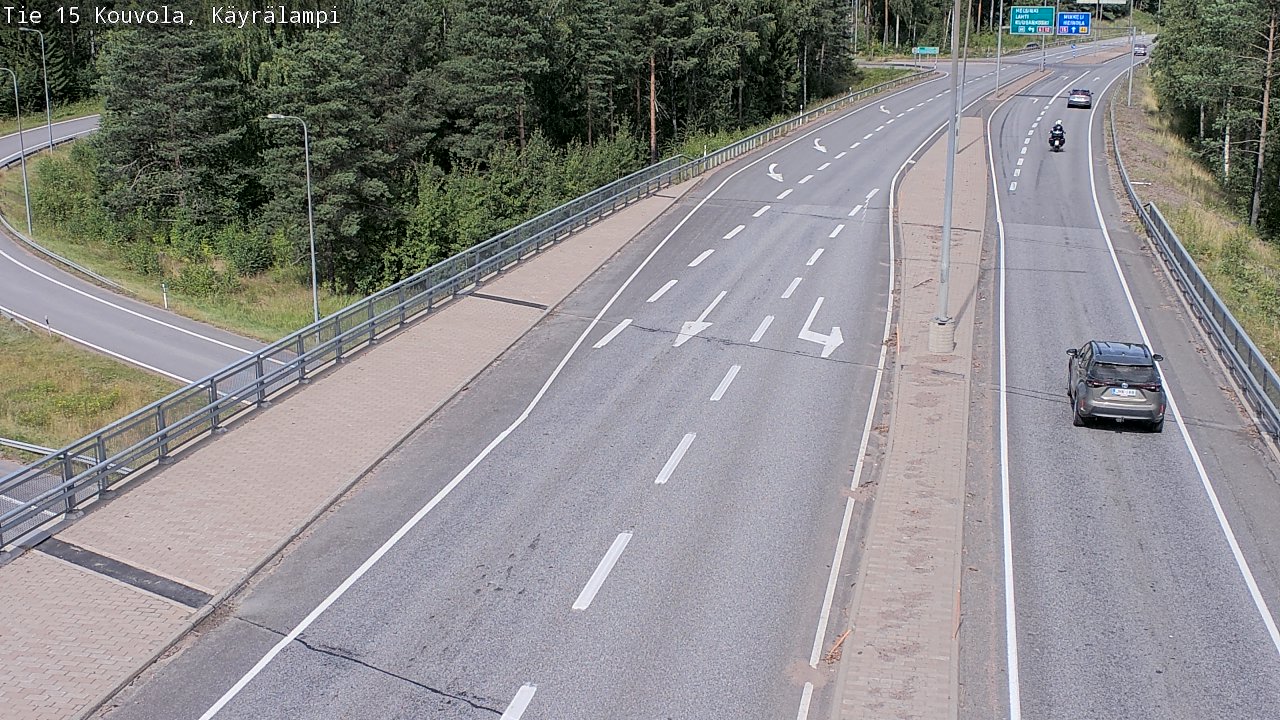 Kelikamerat Kuva Tie 15 Kouvola, Käyrälampi, Kouvola, Kymenlaakso
