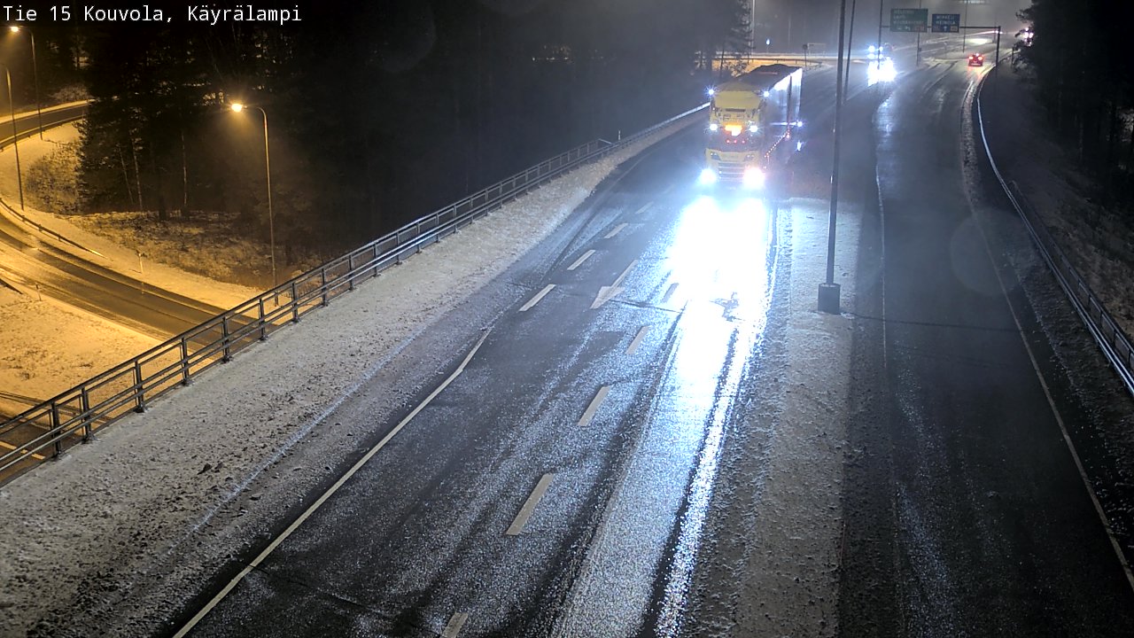 Weather Camera Image Väg 15 Kouvola, Käyrälampi, Kouvola, Kymenlaakso
