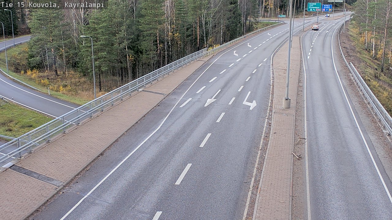 Kelikamerat Kuva Tie 15 Kouvola, Käyrälampi, Kouvola, Kymenlaakso