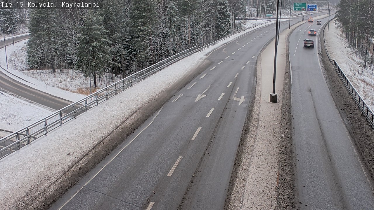 Weather Camera Image Väg 15 Kouvola, Käyrälampi, Kouvola, Kymenlaakso