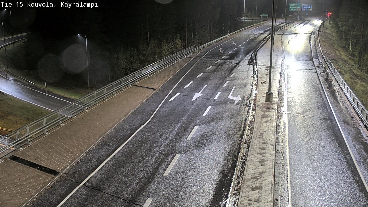 Weather Camera Image Road 15 Kouvola, Käyrälampi, Kouvola, Kymenlaakso