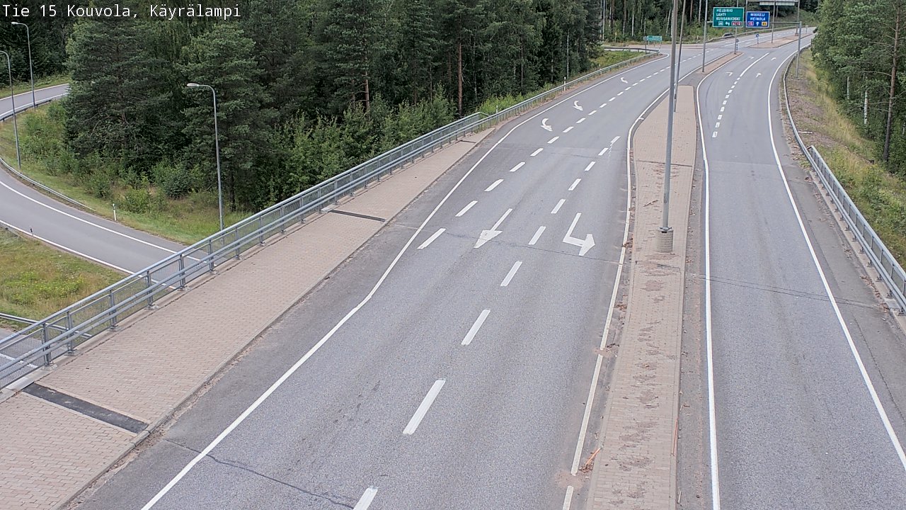 Kelikamerat Kuva Tie 15 Kouvola, Käyrälampi, Kouvola, Kymenlaakso