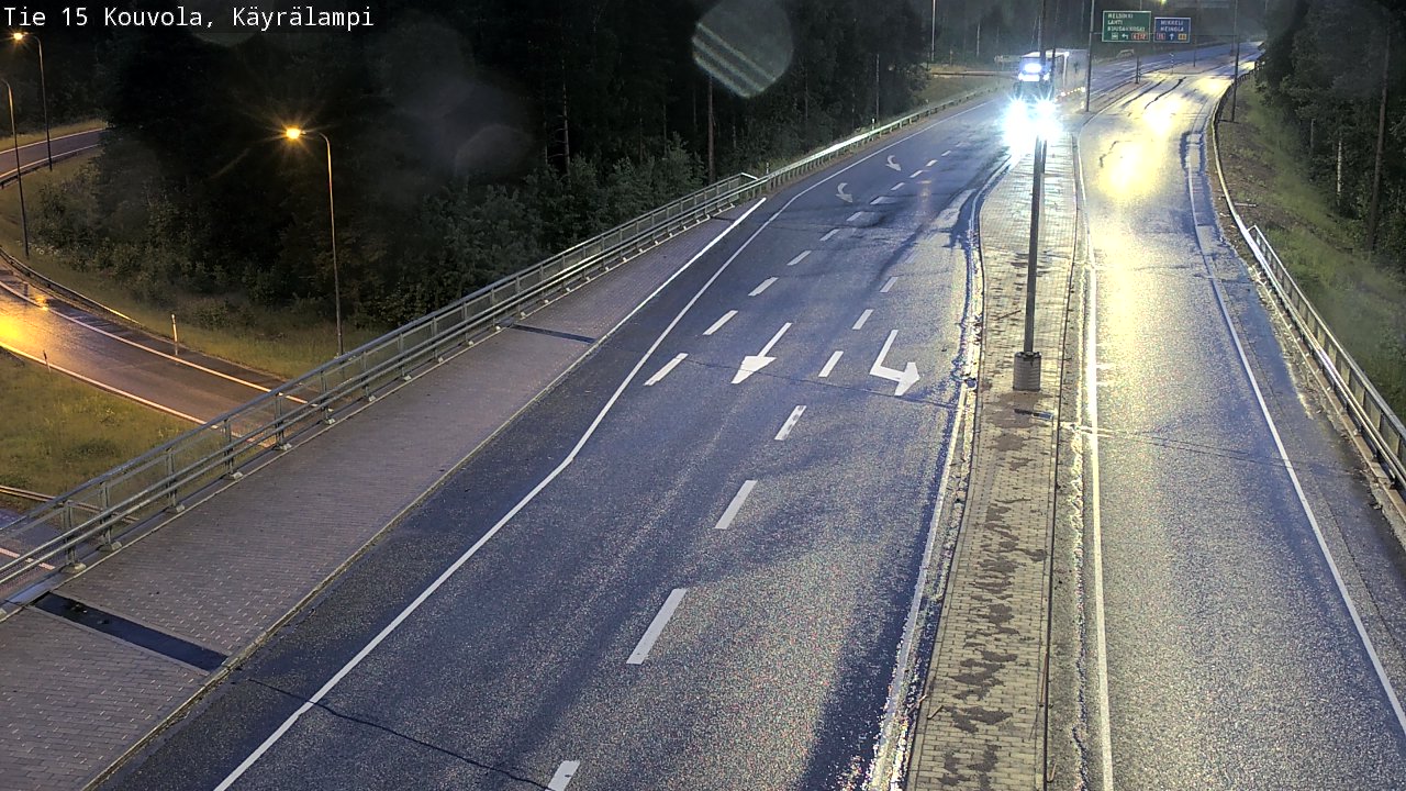 Kelikamerat Kuva Tie 15 Kouvola, Käyrälampi, Kouvola, Kymenlaakso