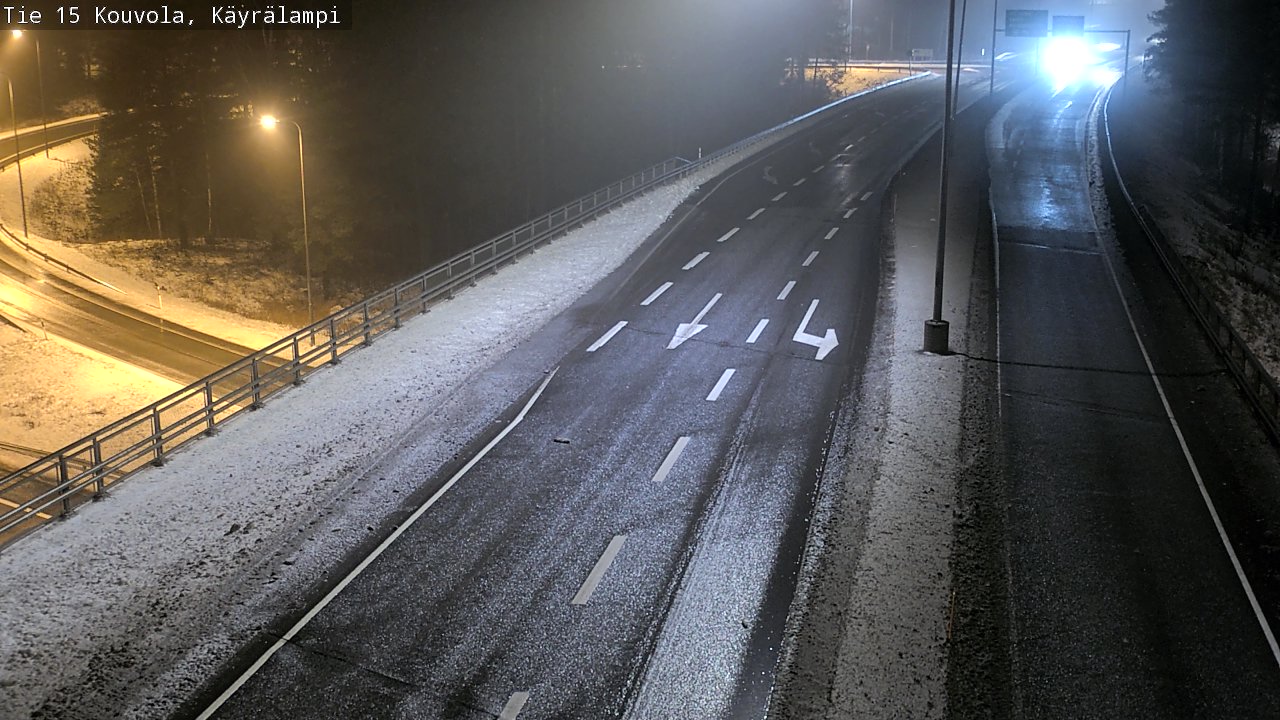 Weather Camera Image Väg 15 Kouvola, Käyrälampi, Kouvola, Kymenlaakso