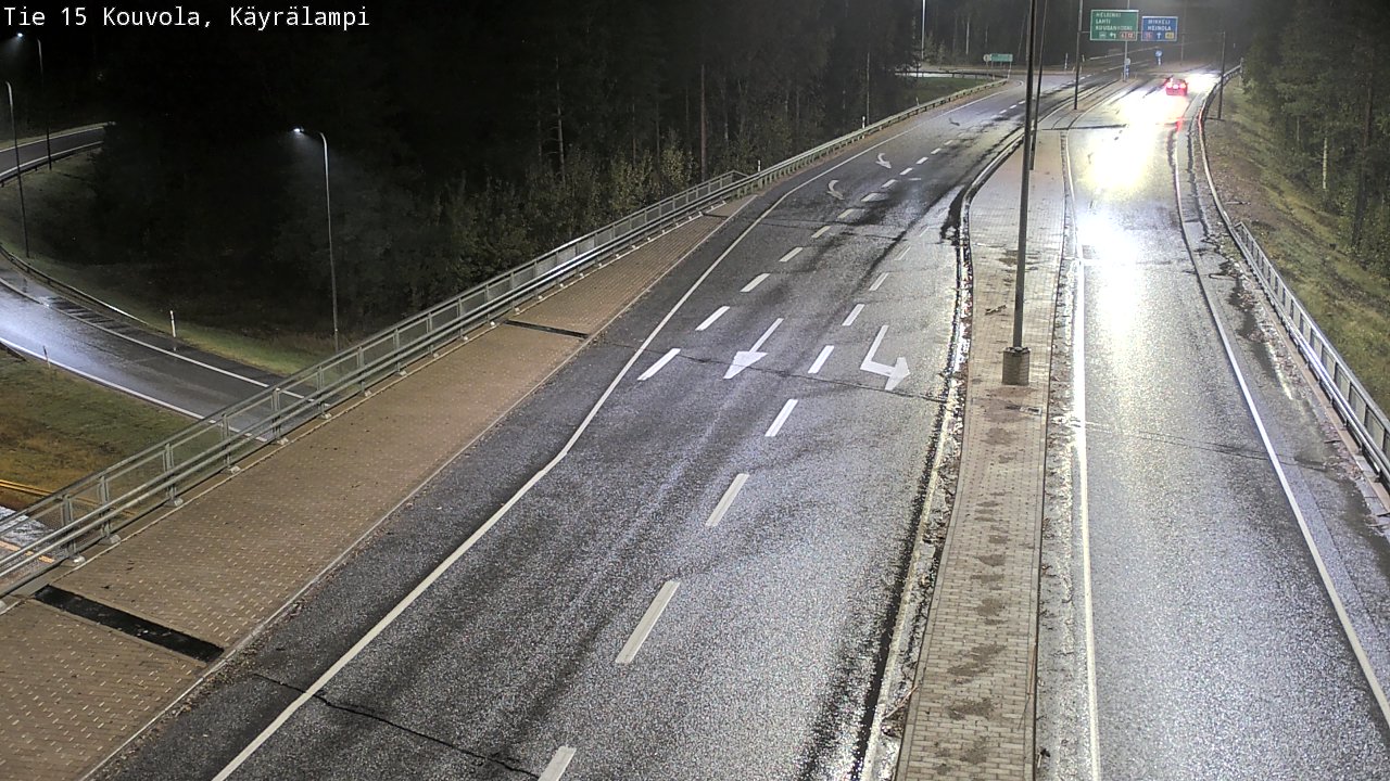 Weather Camera Image Road 15 Kouvola, Käyrälampi, Kouvola, Kymenlaakso