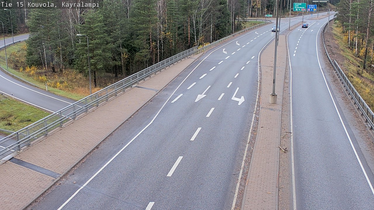 Kelikamerat Kuva Tie 15 Kouvola, Käyrälampi, Kouvola, Kymenlaakso