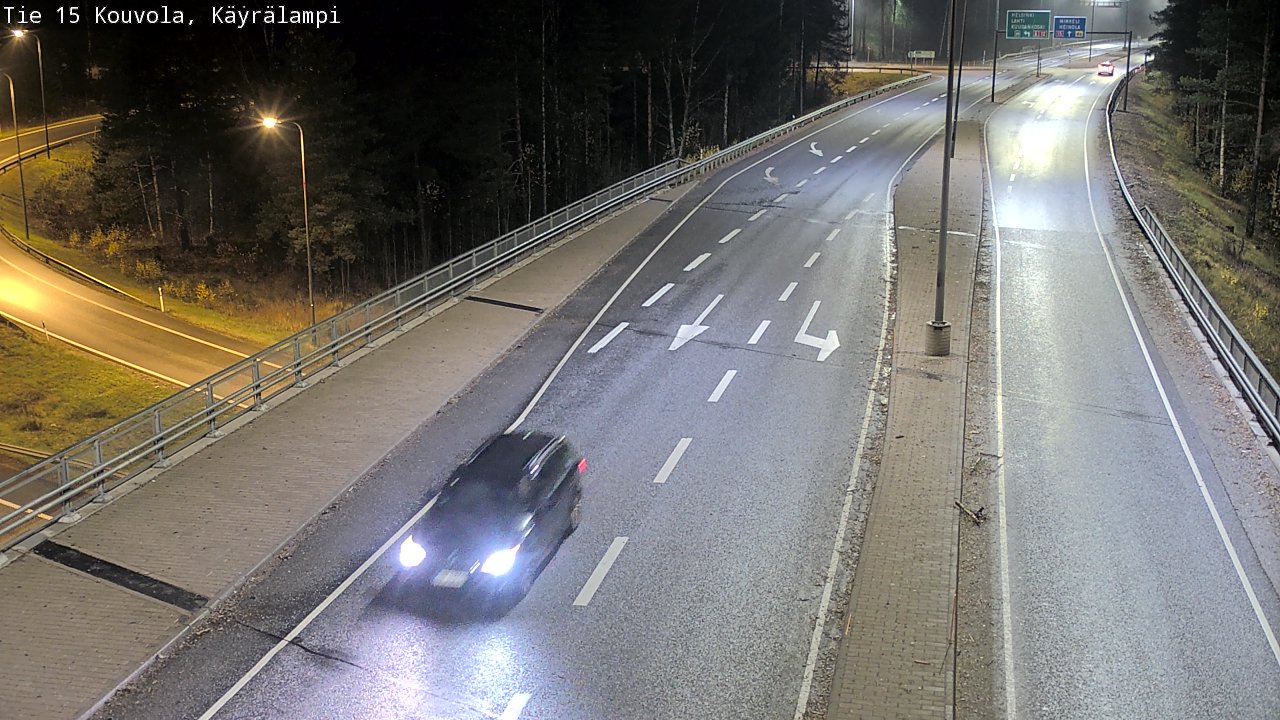 Kelikamerat Kuva Tie 15 Kouvola, Käyrälampi, Kouvola, Kymenlaakso