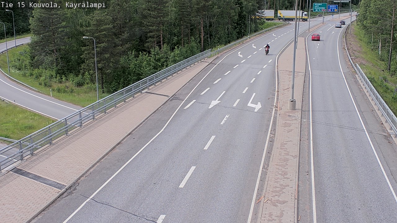 Kelikamerat Kuva Tie 15 Kouvola, Käyrälampi, Kouvola, Kymenlaakso