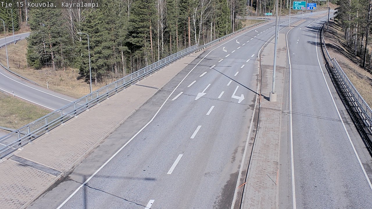 Kelikamerat Kuva Tie 15 Kouvola, Käyrälampi, Kouvola, Kymenlaakso