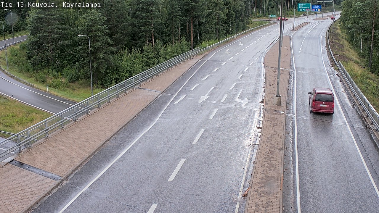 Kelikamerat Kuva Tie 15 Kouvola, Käyrälampi, Kouvola, Kymenlaakso