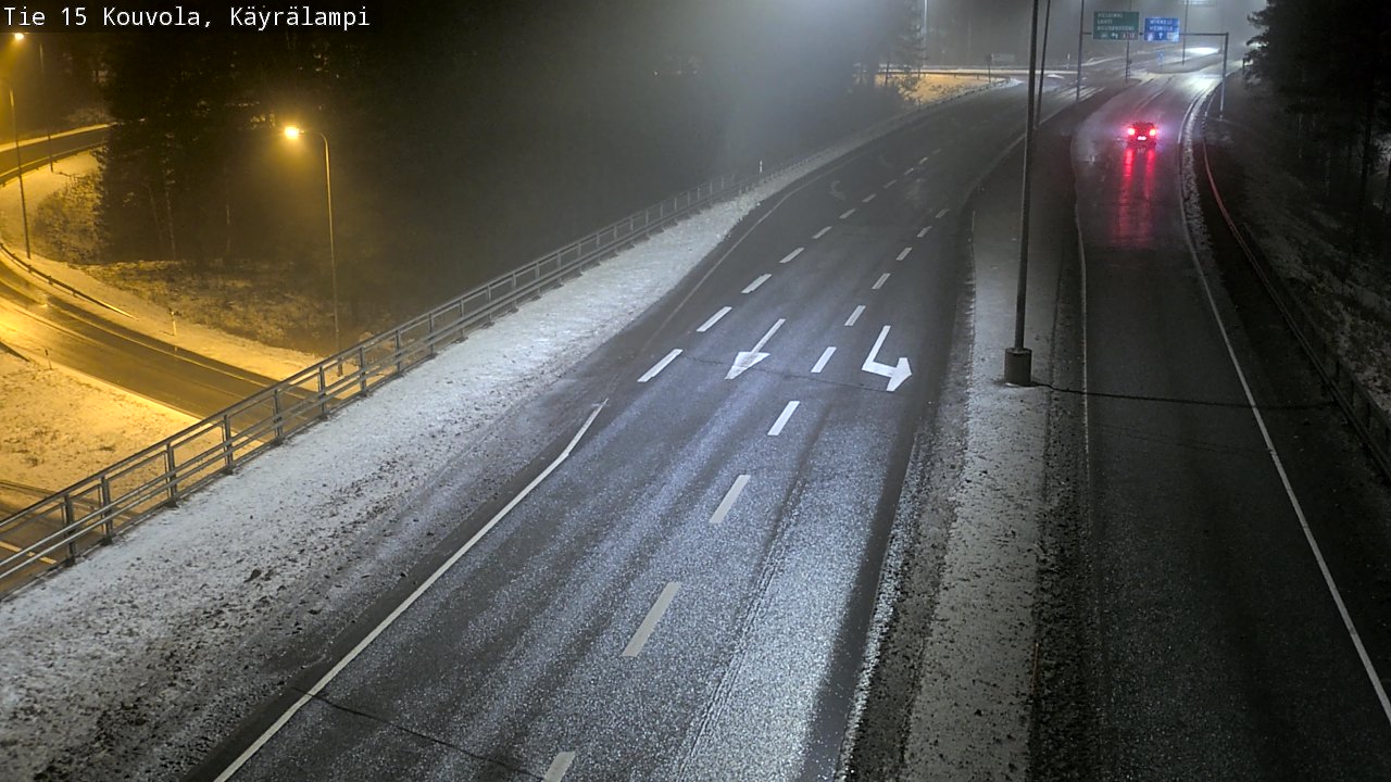 Weather Camera Image Väg 15 Kouvola, Käyrälampi, Kouvola, Kymenlaakso