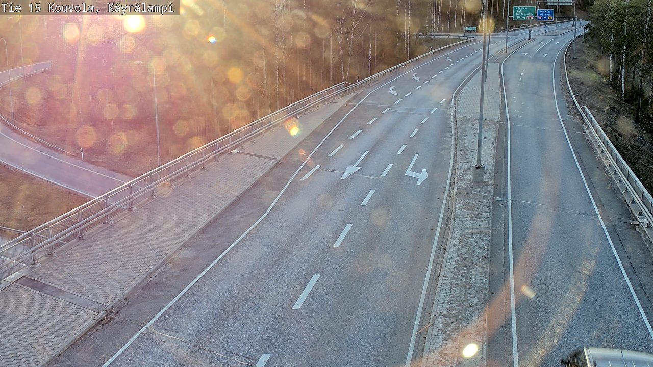 Kelikamerat Kuva Tie 15 Kouvola, Käyrälampi, Kouvola, Kymenlaakso