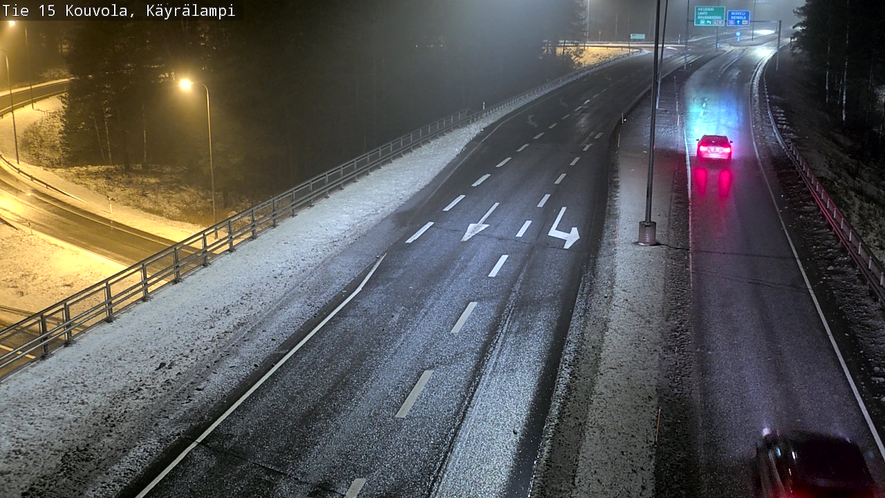 Weather Camera Image Väg 15 Kouvola, Käyrälampi, Kouvola, Kymenlaakso