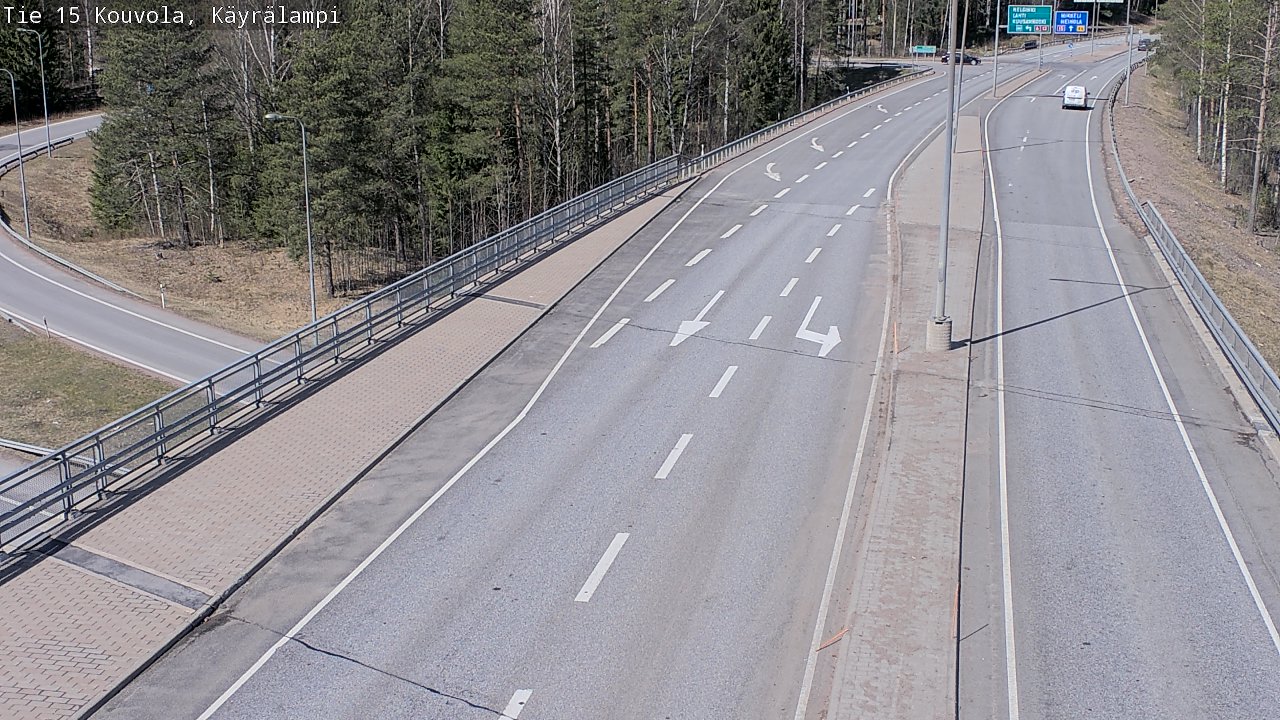 Kelikamerat Kuva Tie 15 Kouvola, Käyrälampi, Kouvola, Kymenlaakso