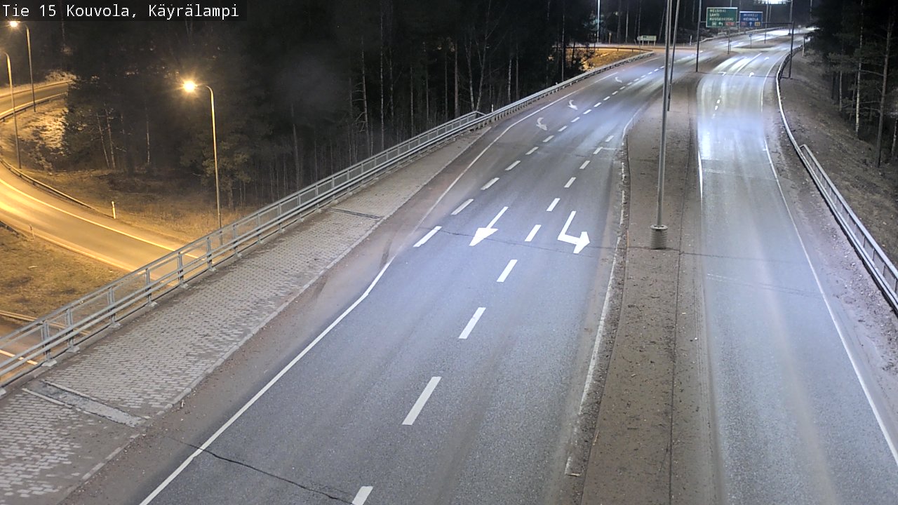 Kelikamerat Kuva Tie 15 Kouvola, Käyrälampi, Kouvola, Kymenlaakso