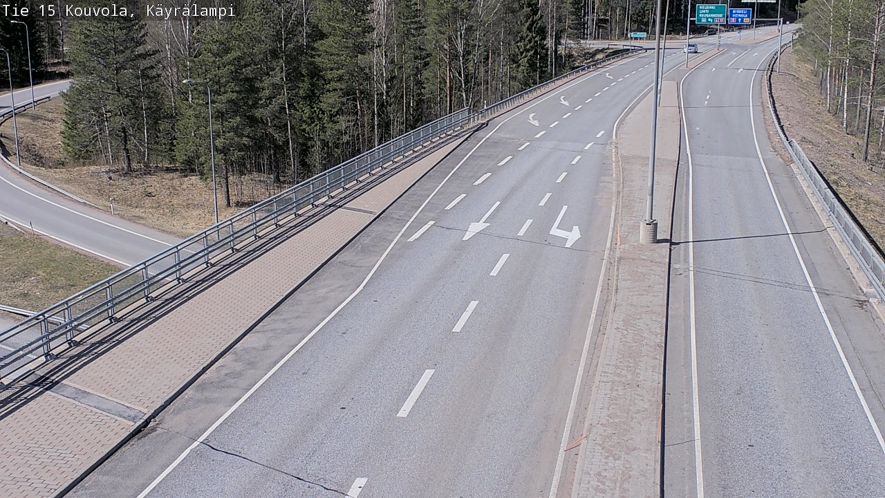 Kelikamerat Kuva Tie 15 Kouvola, Käyrälampi, Kouvola, Kymenlaakso