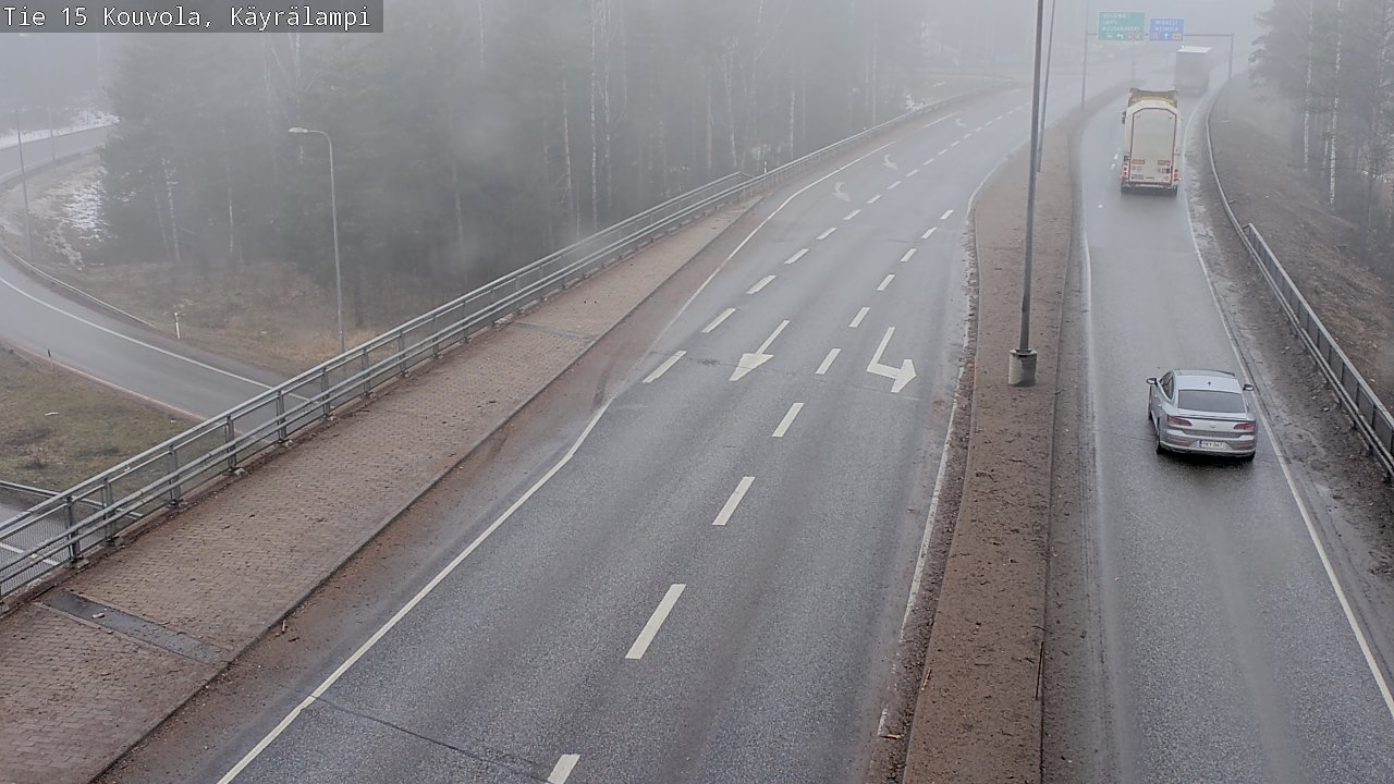 Kelikamerat Kuva Tie 15 Kouvola, Käyrälampi, Kouvola, Kymenlaakso