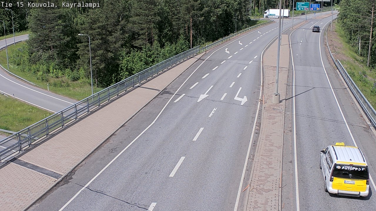 Kelikamerat Kuva Tie 15 Kouvola, Käyrälampi, Kouvola, Kymenlaakso
