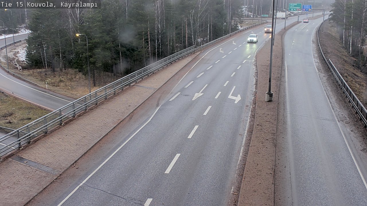 Kelikamerat Kuva Tie 15 Kouvola, Käyrälampi, Kouvola, Kymenlaakso