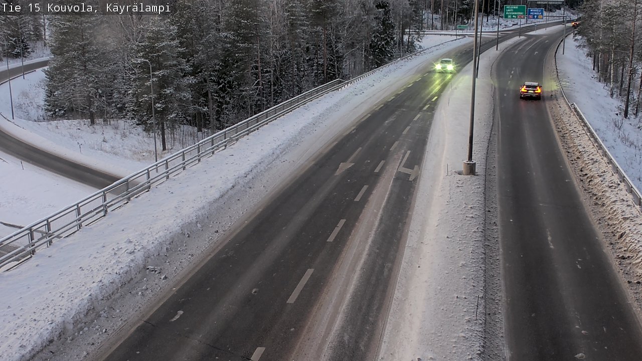 Kelikamerat Kuva Tie 15 Kouvola, Käyrälampi, Kouvola, Kymenlaakso