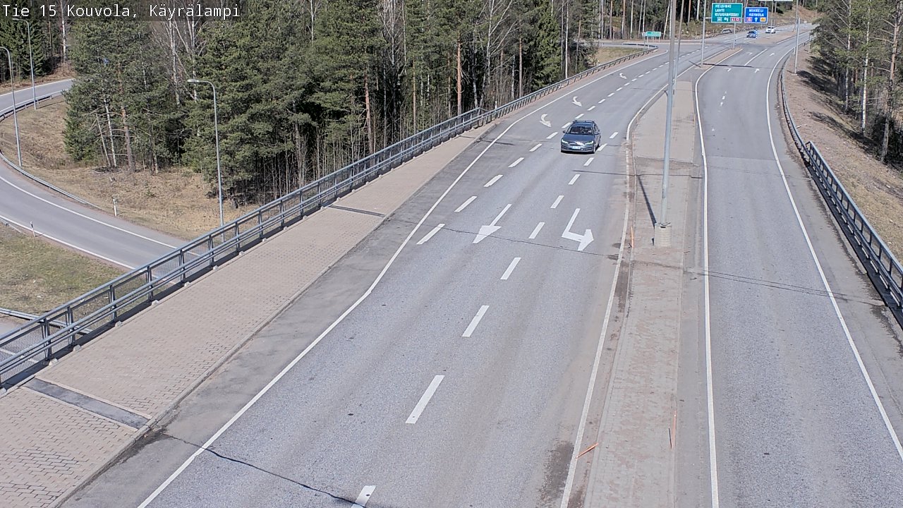 Kelikamerat Kuva Tie 15 Kouvola, Käyrälampi, Kouvola, Kymenlaakso