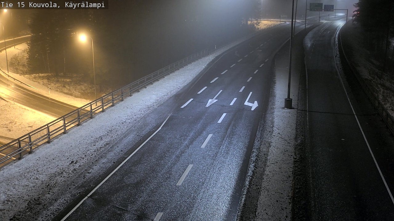 Weather Camera Image Väg 15 Kouvola, Käyrälampi, Kouvola, Kymenlaakso