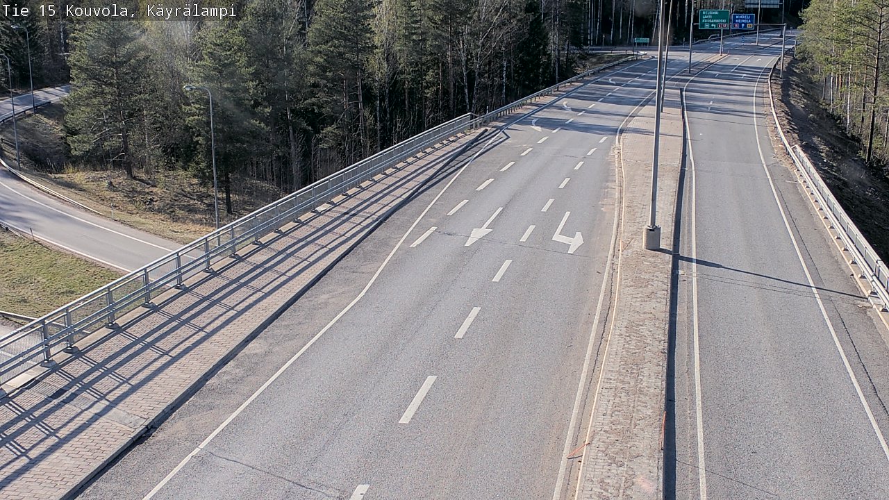 Kelikamerat Kuva Tie 15 Kouvola, Käyrälampi, Kouvola, Kymenlaakso