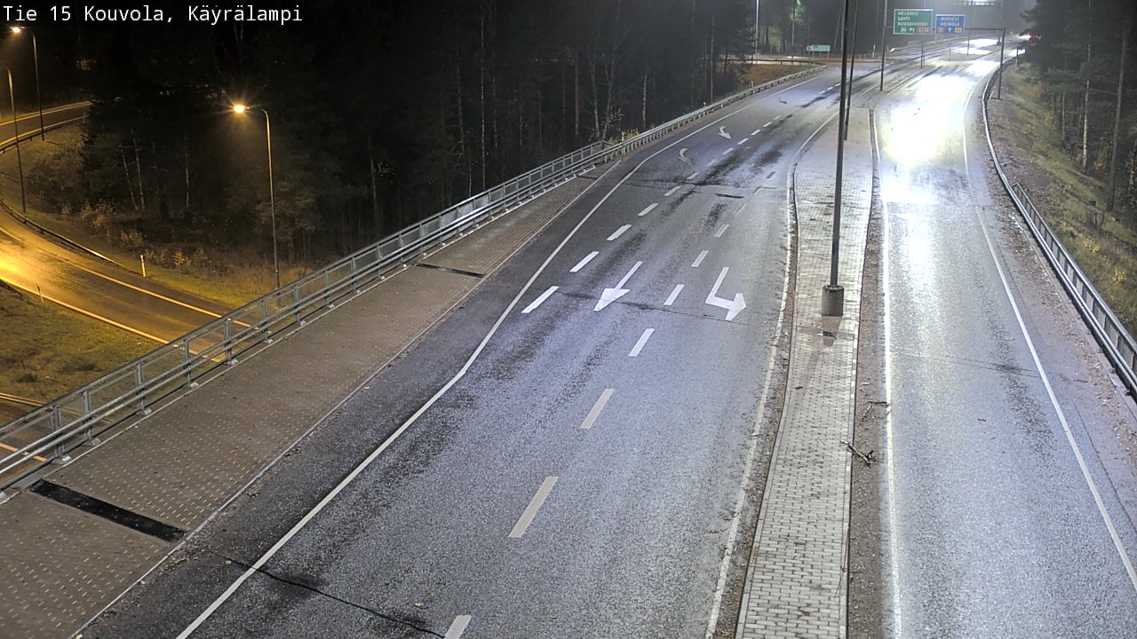 Weather Camera Image Väg 15 Kouvola, Käyrälampi, Kouvola, Kymenlaakso