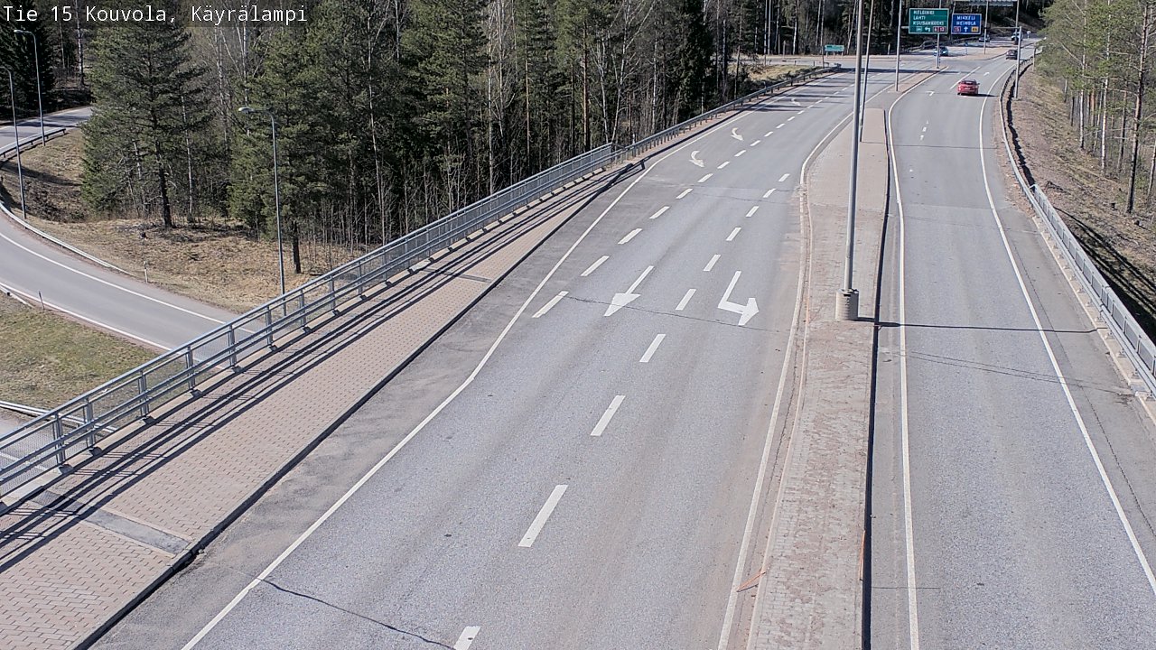 Kelikamerat Kuva Tie 15 Kouvola, Käyrälampi, Kouvola, Kymenlaakso