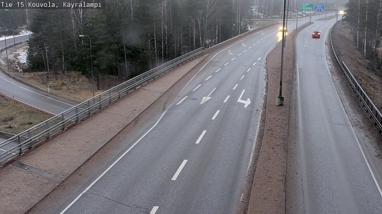 Kelikamerat Kuva Tie 15 Kouvola, Käyrälampi, Kouvola, Kymenlaakso