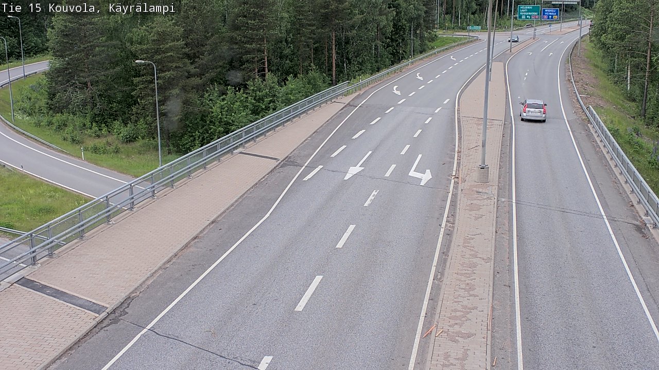 Kelikamerat Kuva Tie 15 Kouvola, Käyrälampi, Kouvola, Kymenlaakso
