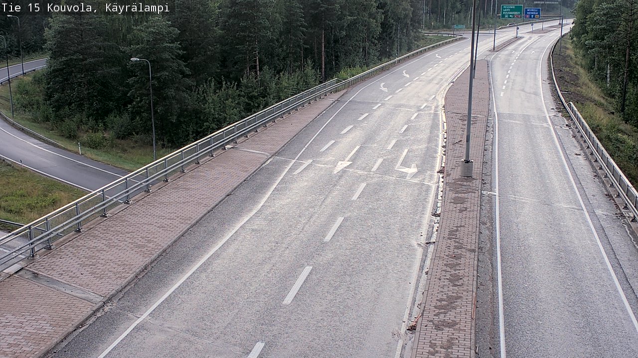 Kelikamerat Kuva Tie 15 Kouvola, Käyrälampi, Kouvola, Kymenlaakso