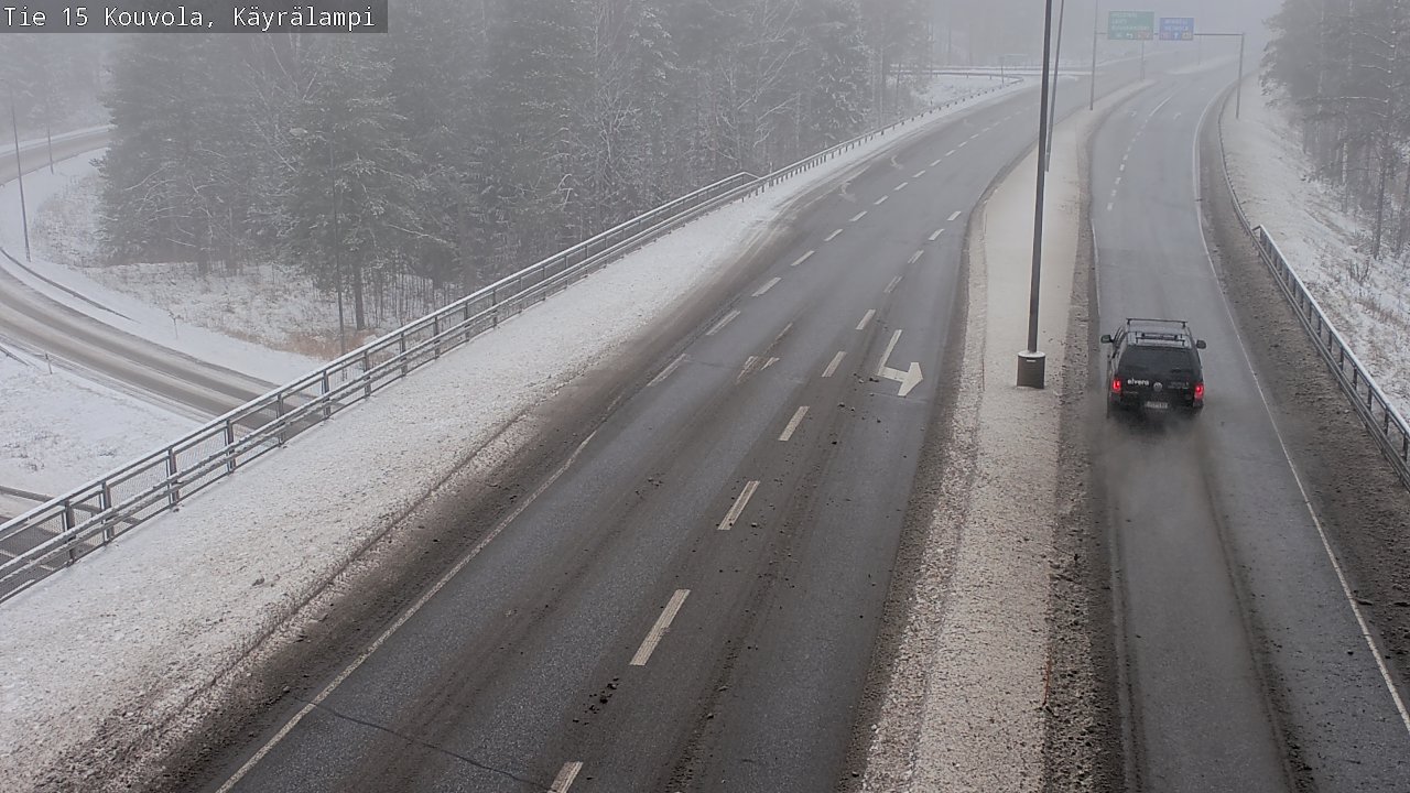 Weather Camera Image Väg 15 Kouvola, Käyrälampi, Kouvola, Kymenlaakso