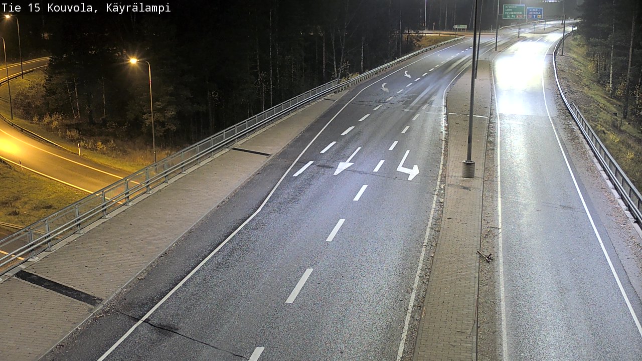 Kelikamerat Kuva Tie 15 Kouvola, Käyrälampi, Kouvola, Kymenlaakso