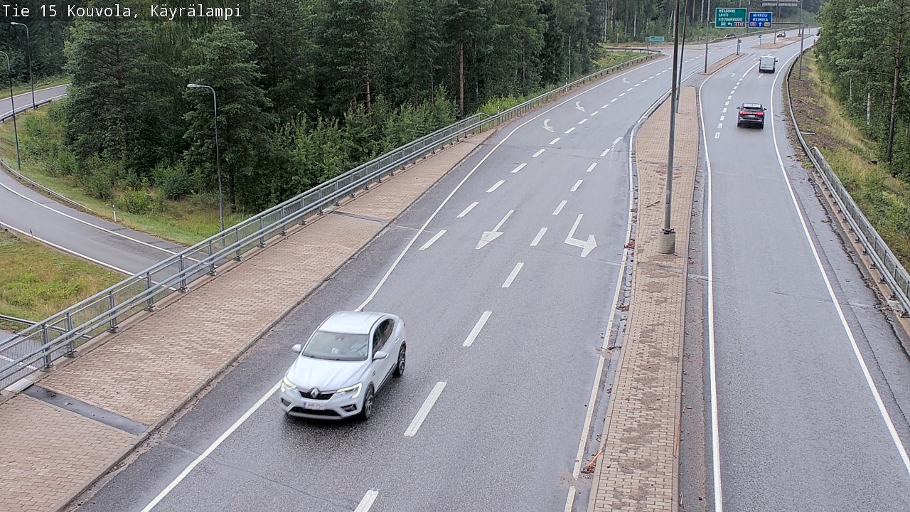 Kelikamerat Kuva Tie 15 Kouvola, Käyrälampi, Kouvola, Kymenlaakso